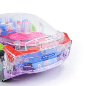 Concept Transparent Colorful Car Toy