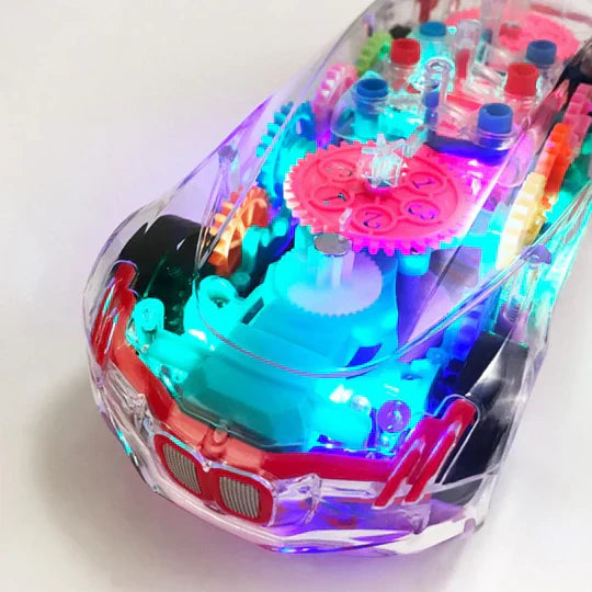 Concept Transparent Colorful Car Toy