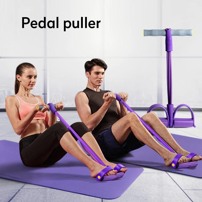 Heavy Duty Peddle Puller Tummy Trimmer Exercise Fitness Band with Strong 4 Tubes for Improving Weight Body Posture Waist and Shape at your Home Rs 1299