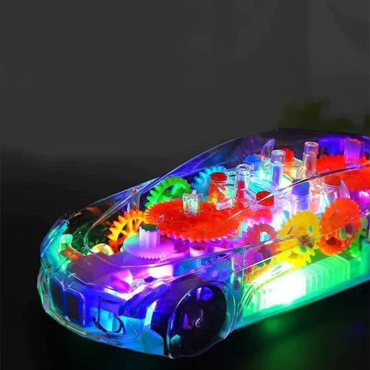 Concept Transparent Colorful Car Toy