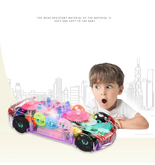 Concept Transparent Colorful Car Toy