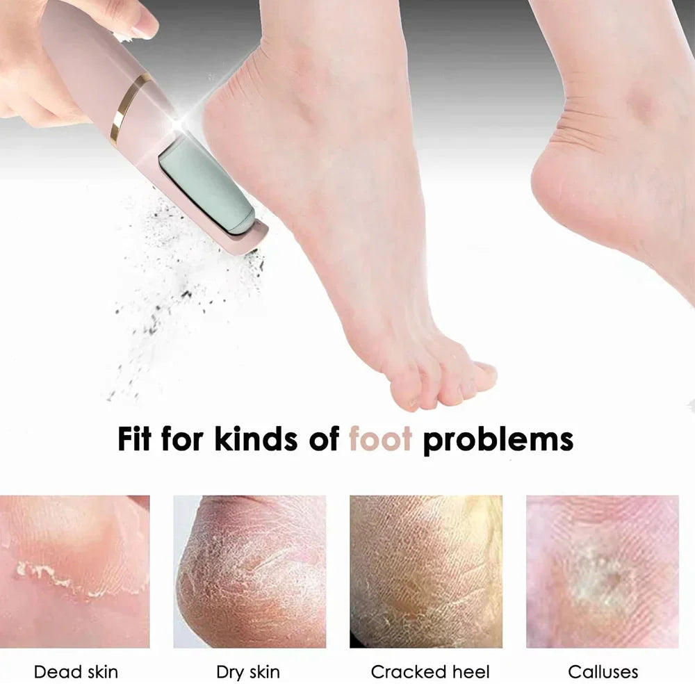 Rechargeable Electric Foot Grinder Dead Dry Skin Callus Remover